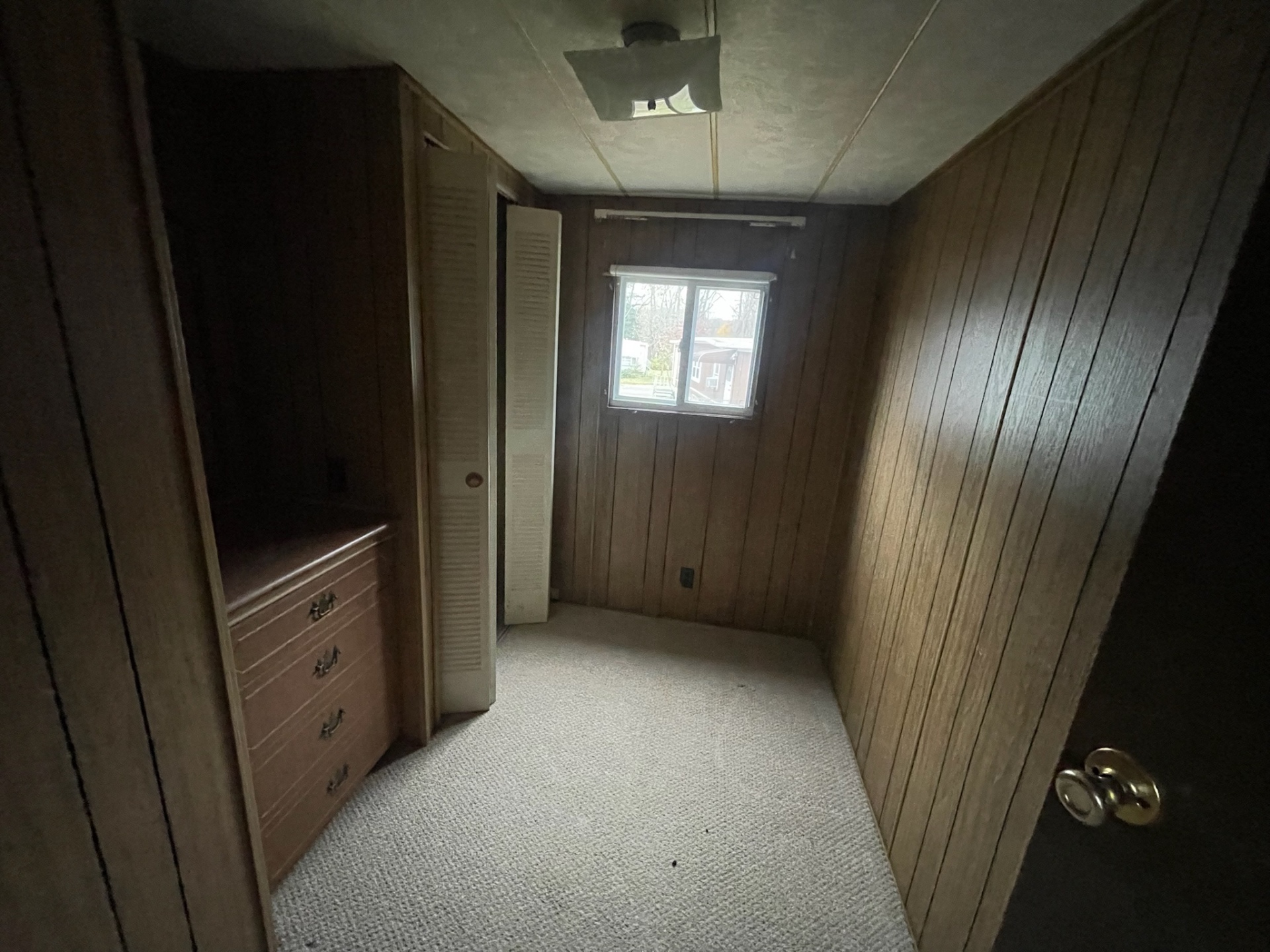 Small dark bedroom in Toms River NJ before renovation