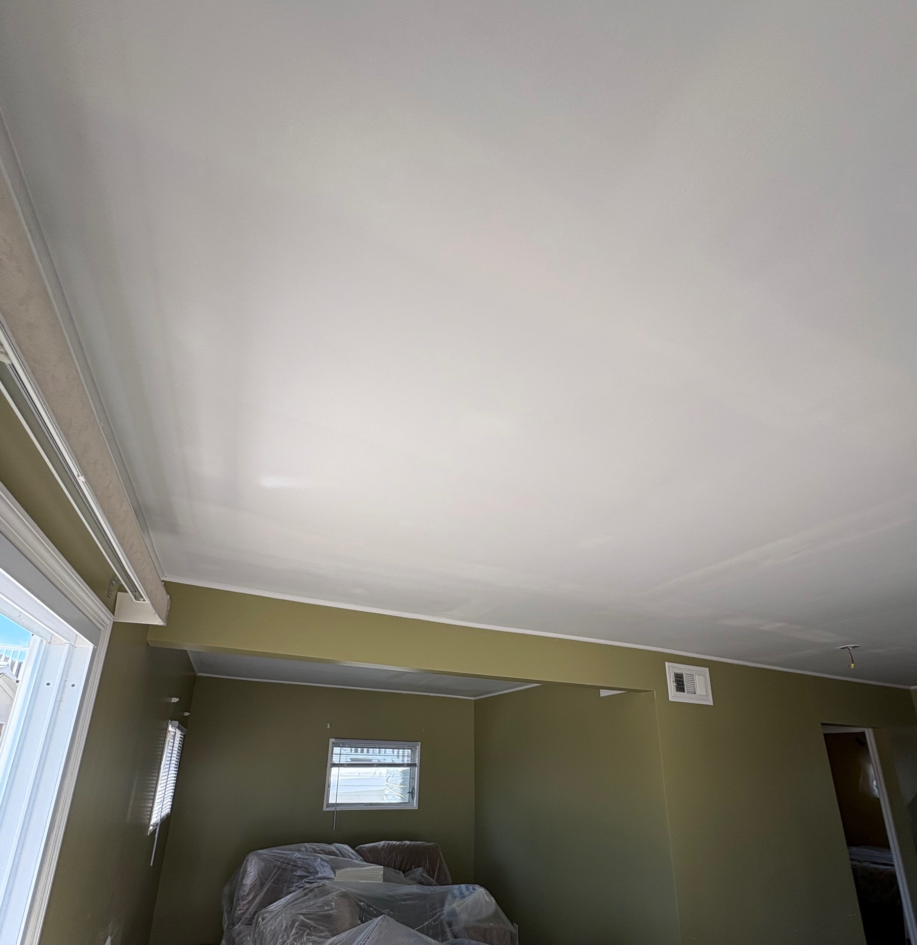Smooth new drywall ceiling after install and paint in Little Egg Harbor NJ